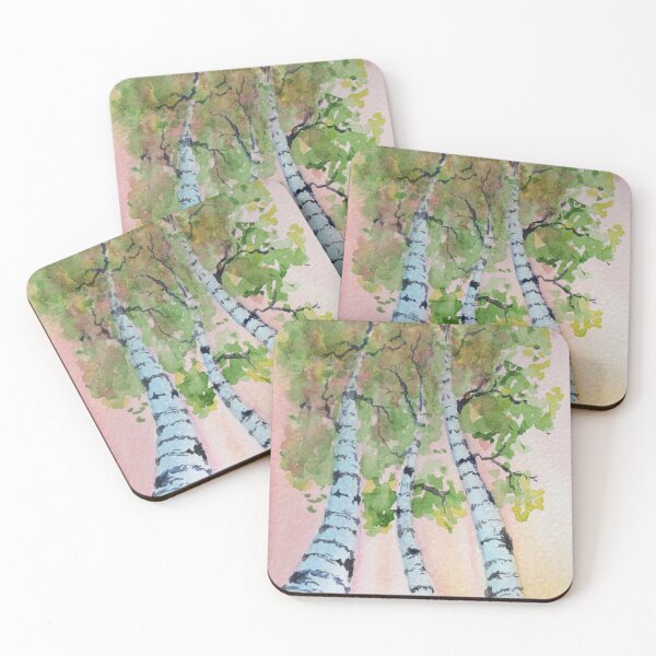 Item preview, Silver birch trees looking up designed and sold by Dwyte2U2.