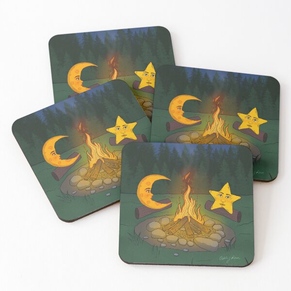 Item preview, Fireside Chat Between the Moon and Stars designed and sold by thewhimsyash.