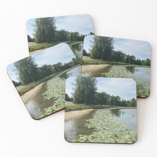 Item preview, Swimming Lake at The Falcon Hotel, Castle Ashby, Northamptonshire, UK designed and sold by Kate Anderson Art.