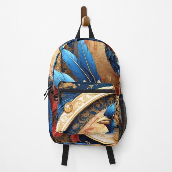 Item preview, Baroque Blue Bird Surrounded by Ornate Luxury Details designed and sold by semenol.