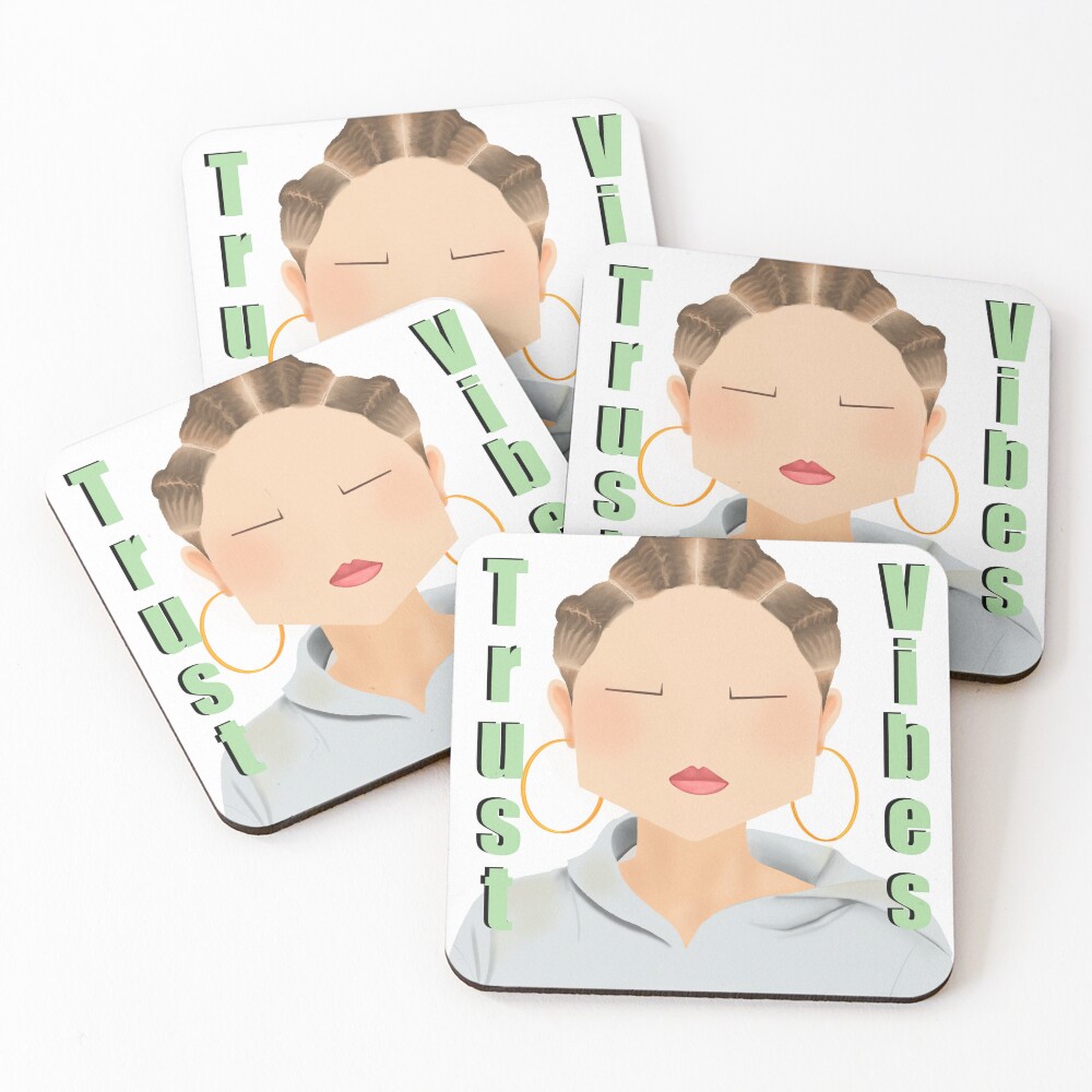 Item preview, Coasters (Set of 4) designed and sold by ROCIODRAMATICA.