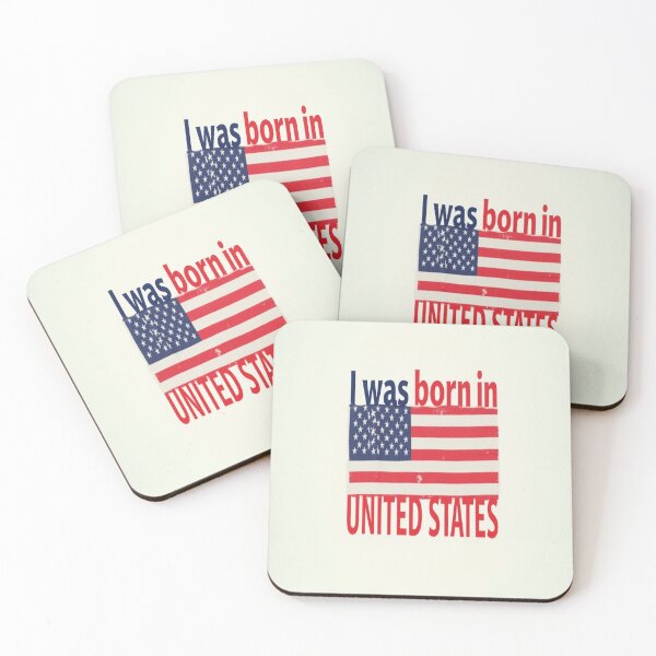 Item preview, I WAS BORN IN THE UNITED STATES SHIRT ai generated created by frasues designed and sold by frasues.