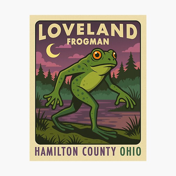 Item preview, LOVELAND FROGMAN designed and sold by JazzberryBlue.