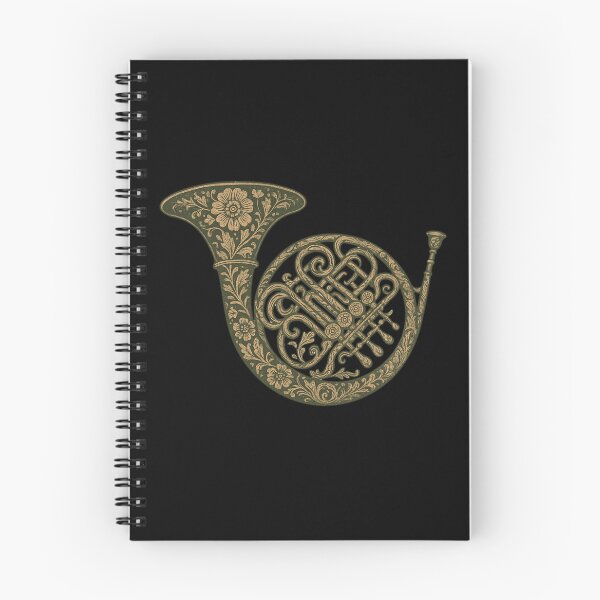 Item preview, French horn in rustic style designed and sold by Meandmyshop.