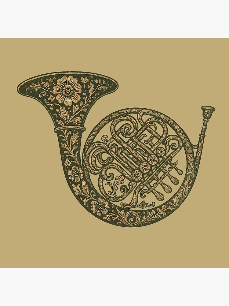 Thumbnail 2 von 2, Stofftasche, Waldhorn im rustikalen Stil designt und verkauft von Meandmyshop.