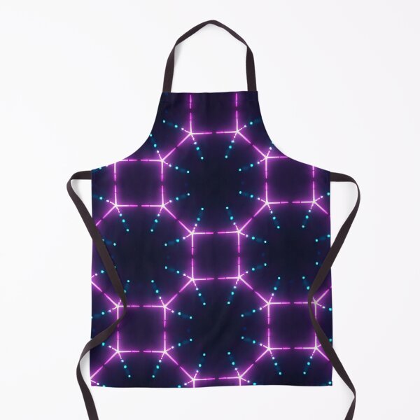 Item preview, Hexagon Neon Pink on Blue designed and sold by CreativeJunglee.