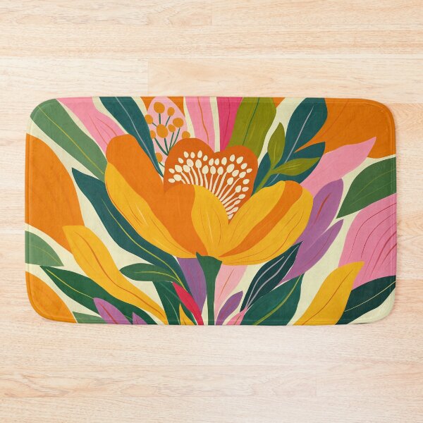 Item preview, Vibrant Maximalist Floral Art – Bold Dopamine Flower Design for Prints & Stickers designed and sold by IuliiaArtPrints.