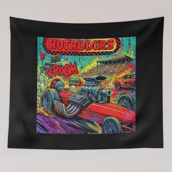 Item preview, Hot Rod! Red burning Lightning#6 designed and sold by Helios Be. Lavsh.