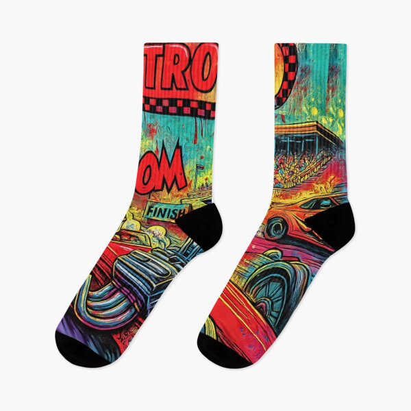 Item preview, Hot Rod! Red burning Lightning#6 designed and sold by Helios Be. Lavsh.
