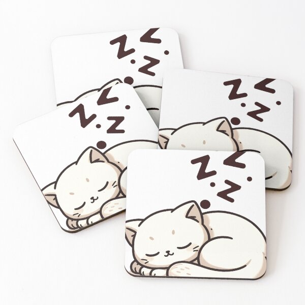 Item preview, sleeping cat designed and sold by TeenTs.