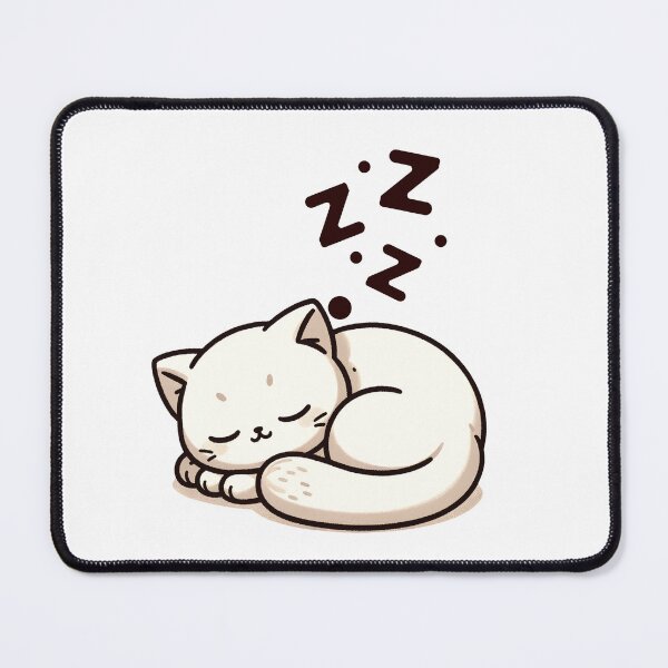 Item preview, sleeping cat designed and sold by TeenTs.