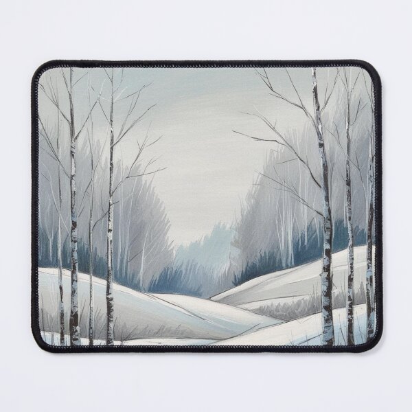 Item preview, Birch Trees in Snowy Landscape designed and sold by Uniquely Yours.