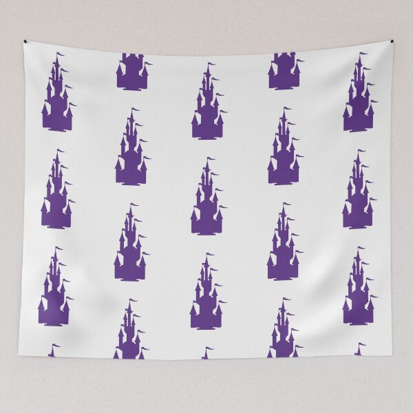 Item preview, Magical Purple Castle Fairy Tale Fantasy Illustration – Princess Kingdom Design for Kids designed and sold by Blueprint&co.