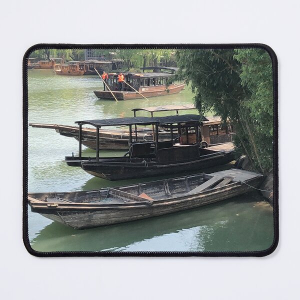 Item preview, Golden Wait – Sunlit Gondolas in China designed and sold by jademonkey.
