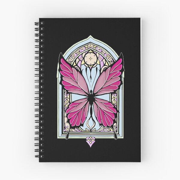 Item preview, Ornamental butterfly in stained glass frame designed and sold by JoToteTales.