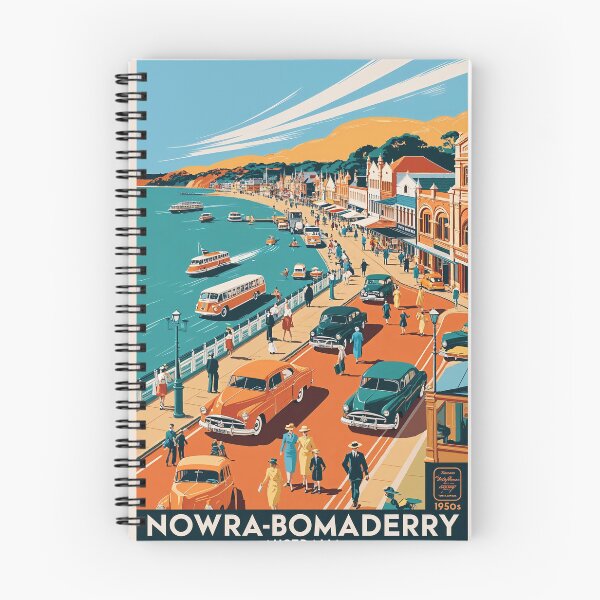 Item preview, Nowra Bomaderry Australia Vintage Travel Tourism 2 designed and sold by TravelersGems.