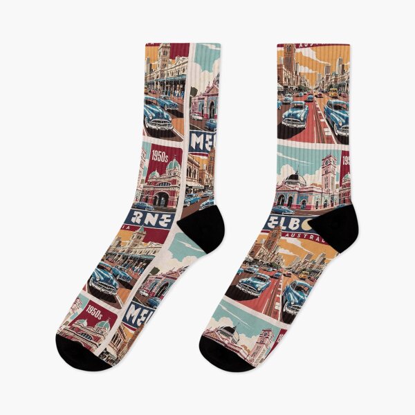 Item preview, Melbourne Australia Vintage Travel Tourism 2 designed and sold by TravelersGems.