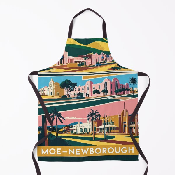 Item preview, Moe Newborough Australia Vintage Travel Tourism 2 designed and sold by TravelersGems.