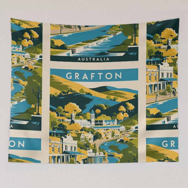 Item preview, Grafton Australia Vintage Travel Tourism designed and sold by TravelersGems.