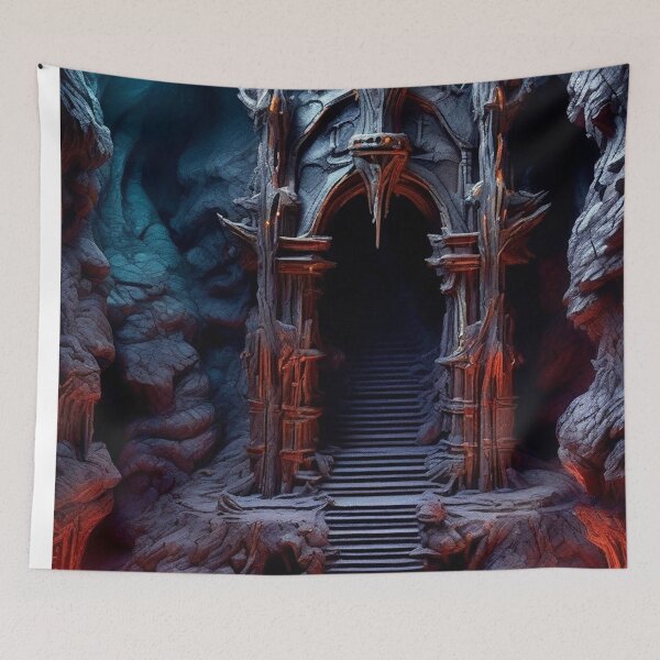 Artikelvorschau, Dungeon-Eingang - Fantasy-Art-Konzept entworfen und verkauft von Delerat7.