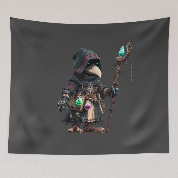 Item preview, Title: Arcane Plague Alchemist designed and sold by MYTHIC PEEL STICKERS.