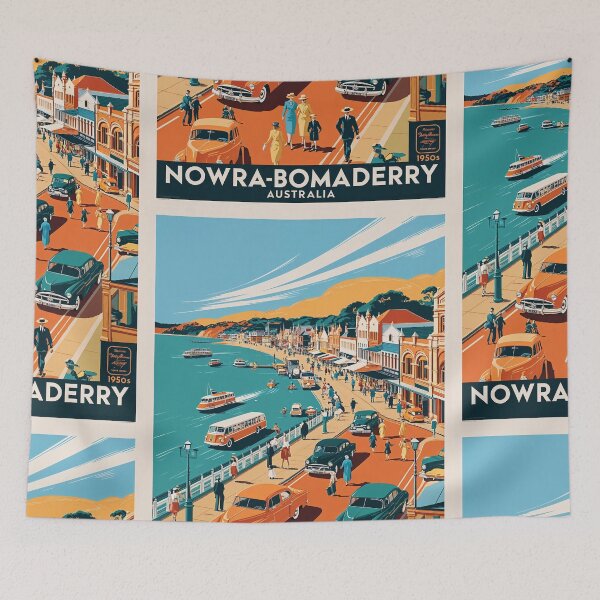 Item preview, Nowra Bomaderry Australia Vintage Travel Tourism designed and sold by TravelersGems.
