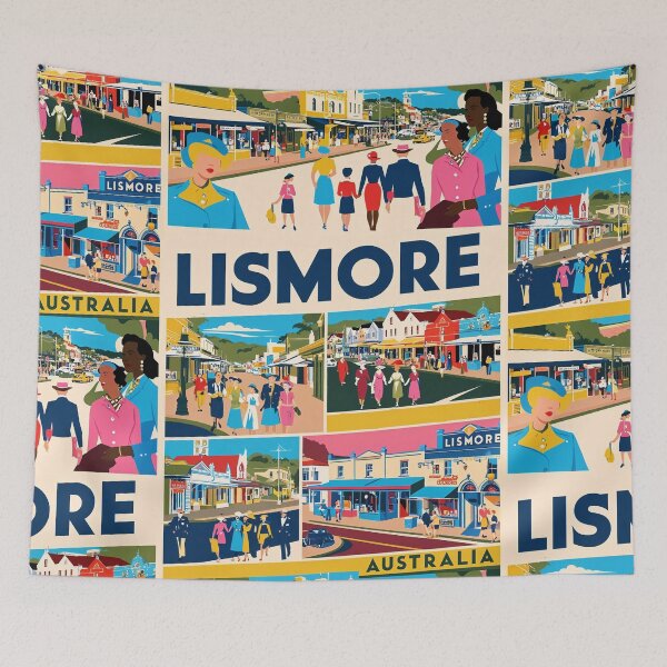 Item preview, Lismore Australia Vintage Travel Tourism designed and sold by TravelersGems.