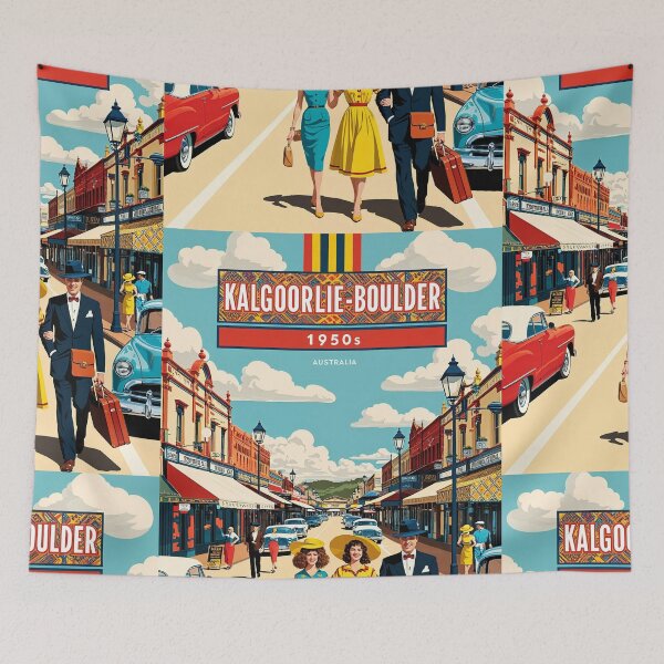 Item preview, Kalgoorlie Boulder Australia Vintage Travel Tourism designed and sold by TravelersGems.