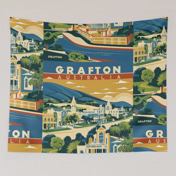Item preview, Grafton Australia Vintage Travel Tourism designed and sold by TravelersGems.