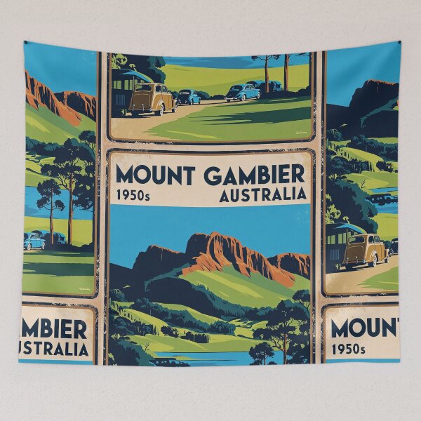 Item preview, Mount Gambier Australia Vintage Travel Tourism designed and sold by TravelersGems.