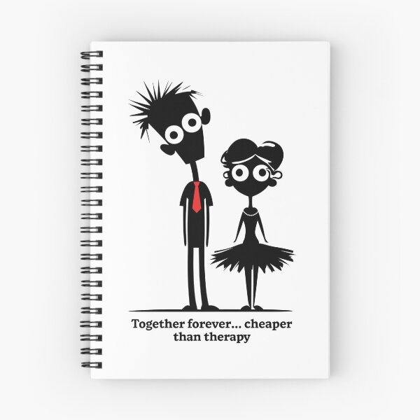 Item preview, Together Forever Cheaper Than Therapy – Funny Couple Quote Design designed and sold by WHDProduction45.