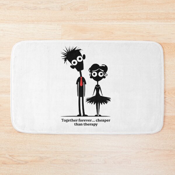 Item preview, Together Forever Cheaper Than Therapy – Funny Couple Quote Design designed and sold by WHDProduction45.