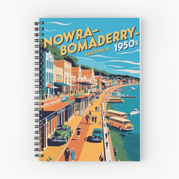 Item preview, Nowra Bomaderry Australia Vintage Travel Tourism designed and sold by TravelersGems.