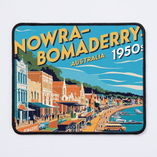 Item preview, Nowra Bomaderry Australia Vintage Travel Tourism designed and sold by TravelersGems.