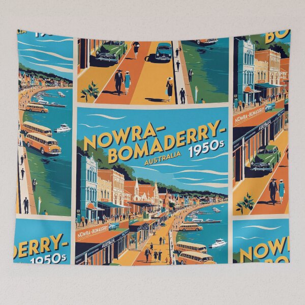 Item preview, Nowra Bomaderry Australia Vintage Travel Tourism designed and sold by TravelersGems.