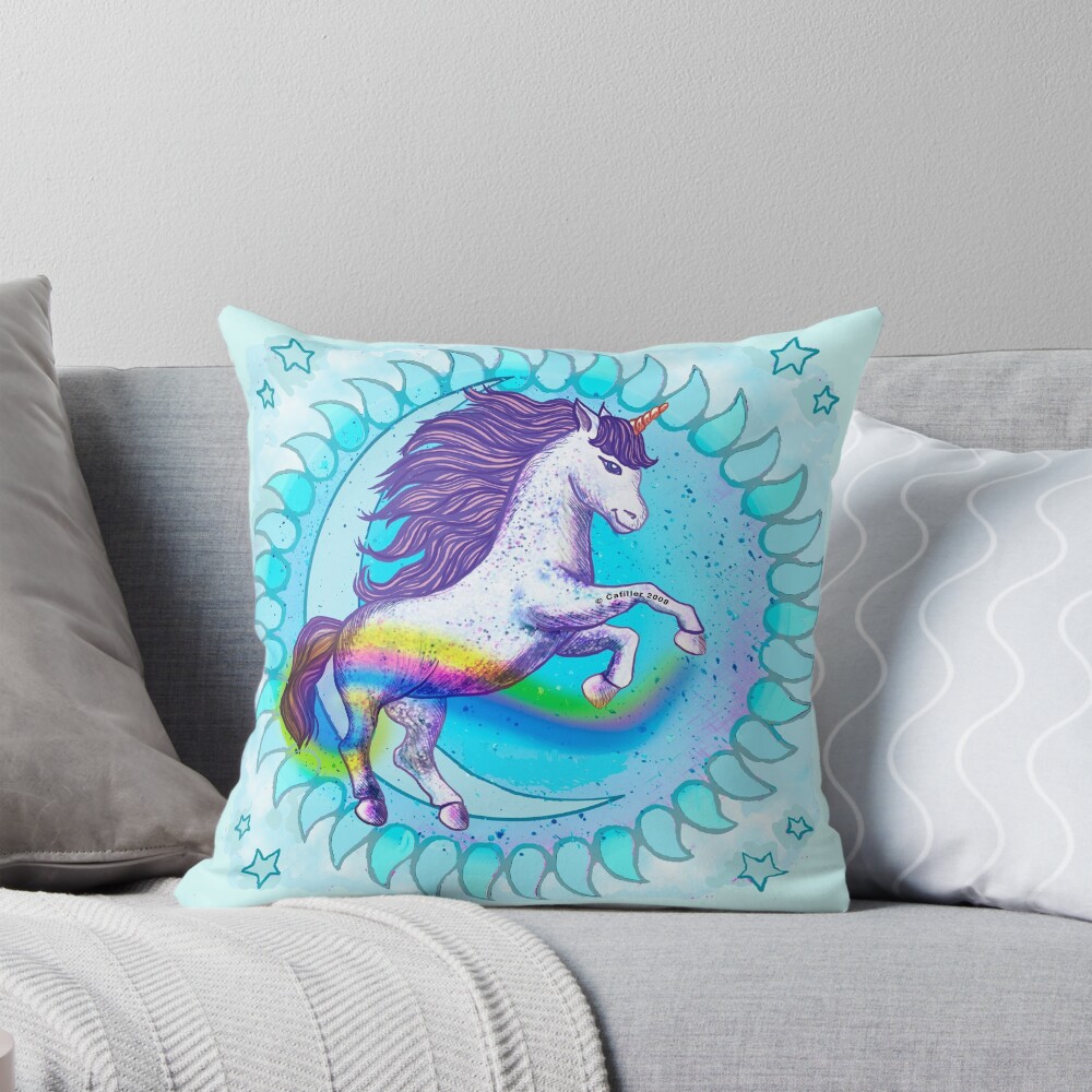 Bold Unicorn Pillow