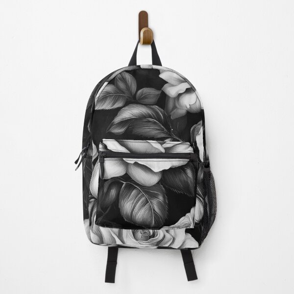 Item preview, Vintage Noir Roses – Elegant Black & White Floral Art designed and sold by Flower Magic .