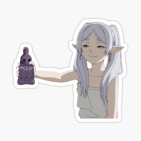 Item preview, Frieren |  sousou no frieren | Frieren sticker designed and sold by CrispyToastYT.