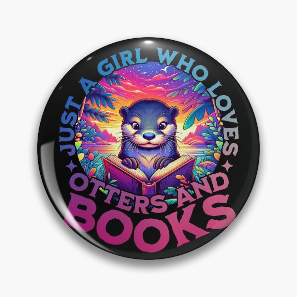 Item preview, Just A Girl Who Loves Otters And Books. Sea Otter Book Lover designed and sold by ahmed2751989.
