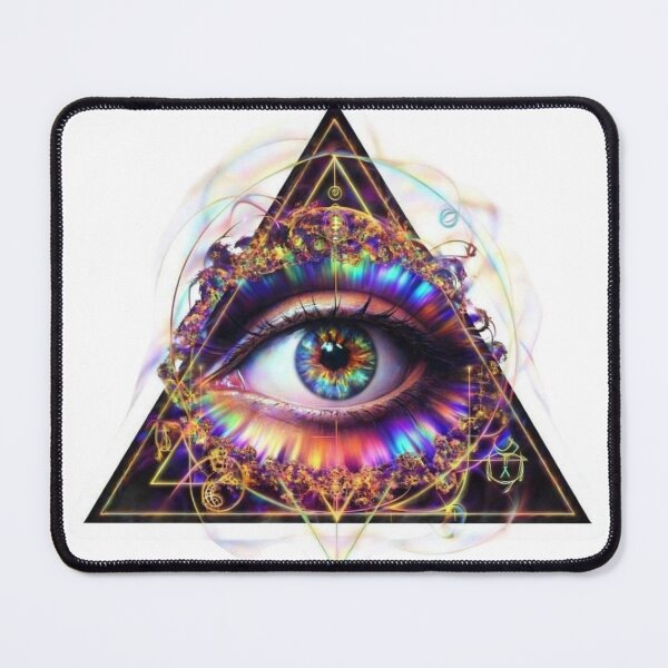 Item preview, Third Eye Alien Cat – Premium Psychedelic Sticker Reloaded Vibe designed and sold by Imaginarium of Chaos falcon88 .