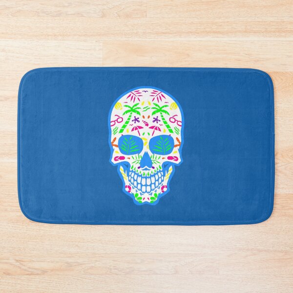 Item preview, summerween halloween summer sugar skull tropical designed and sold by Gossip Rag.