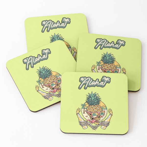 Item preview, Pineapple Skull Aloha Summer designed and sold by FanFest.