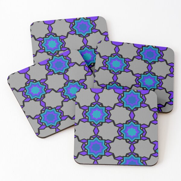 Item preview, Turquoise-blue Octagons designed and sold by monamot.