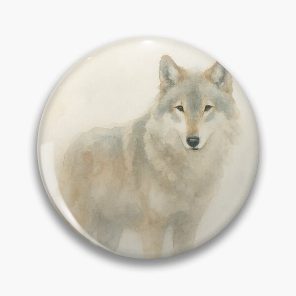 Item preview, Ethereal Wolf Spirit Watercolor designed and sold by ArtfulZuzu.