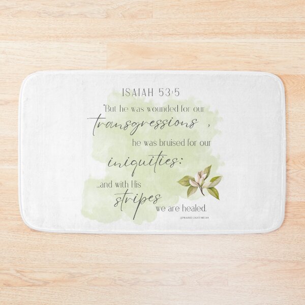Item preview, Isaiah 53:5 With His stripes we are healed designed and sold by Prairie Light Media.