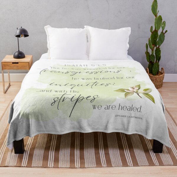 Item preview, Isaiah 53:5 With His stripes we are healed designed and sold by Prairie Light Media.
