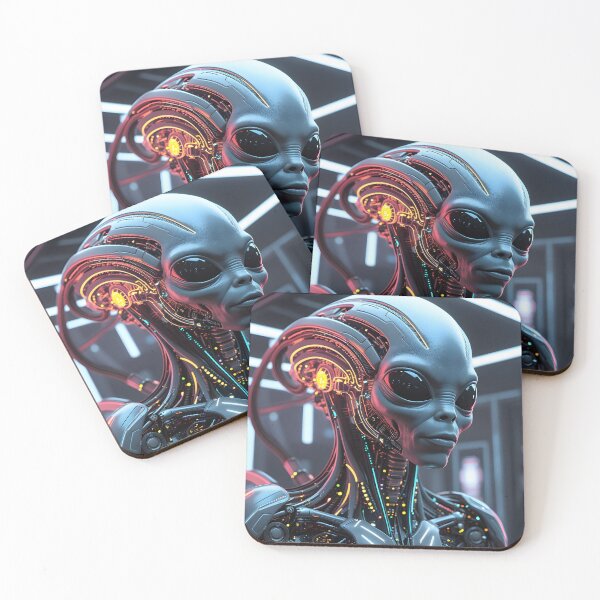 Item preview, Cybernetic Grey: Sentinel of the Future designed and sold by AlienInkvasion.