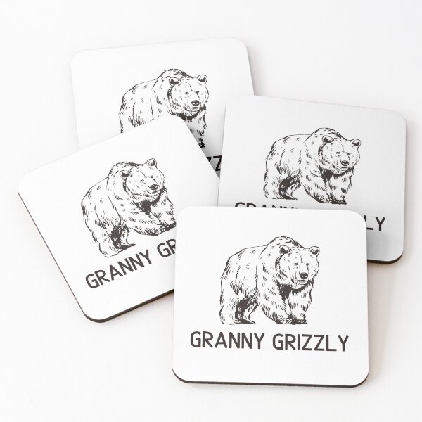 Aperçu de l'œuvre T-shirt Grand-mère Grizzly créée et vendue par Prairie Light Media.