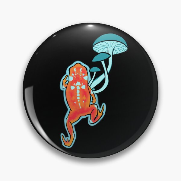 Item preview, Glowing Pumpkin Toadlet with Mushrooms designed and sold by Shannon Buttimer.
