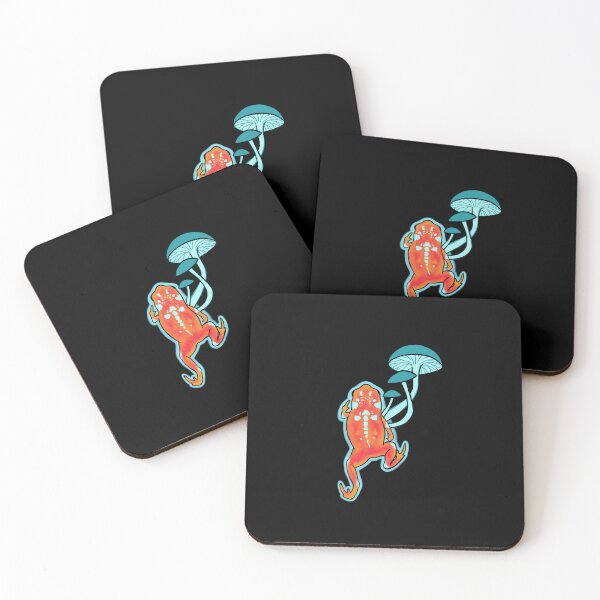 Item preview, Glowing Pumpkin Toadlet with Mushrooms designed and sold by Shannon Buttimer.